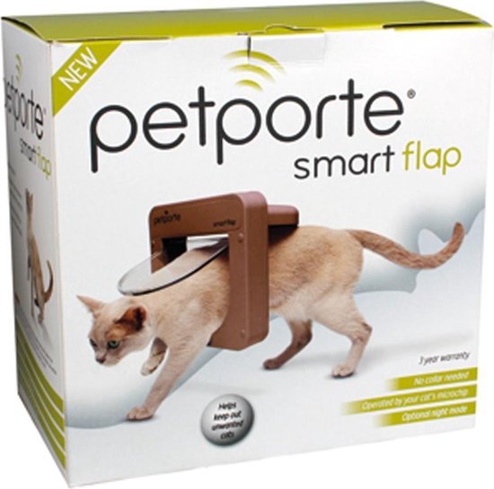 Petsafe Pet Porte Kattenluik met chip - 23 x 23 x 5 cm - 1 st | bol.com