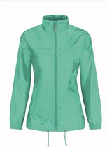 Vêtements de pluie pour femmes - Veste coupe-vent / imperméable Sirocco en vert menthe - adultes S (36) vert menthe