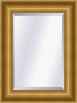 Klassieke spiegel Academie Goud large 76mm        Buitenmaat 46x168cm