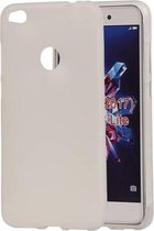 BestCases.nl Huawei P8 Lite 2017 TPU back case - Achterkant hoesje transparant Wit