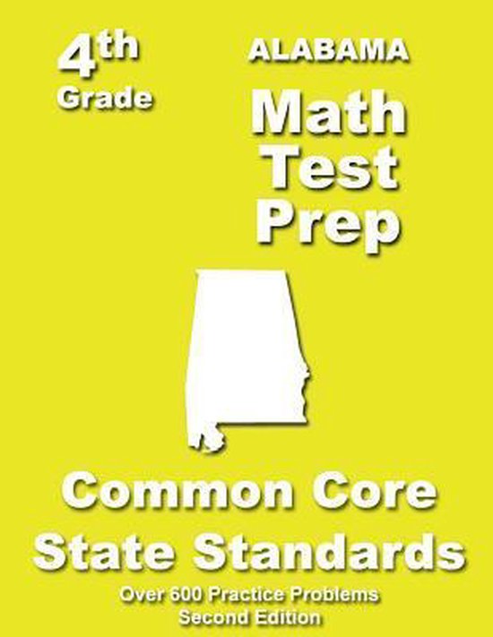 Alabama 4th Grade Math Test Prep - cover