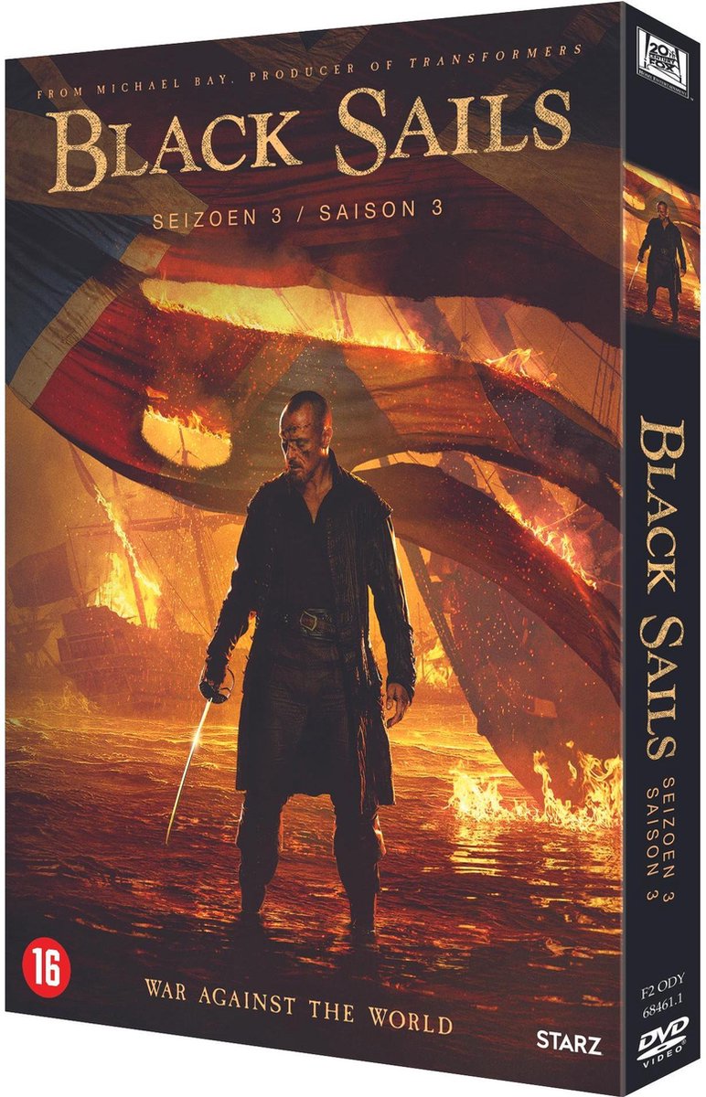 Black Sails - Saison 3 (DVD), Luke Arnold | DVD | bol