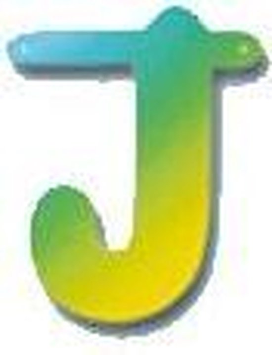Letters van karton J