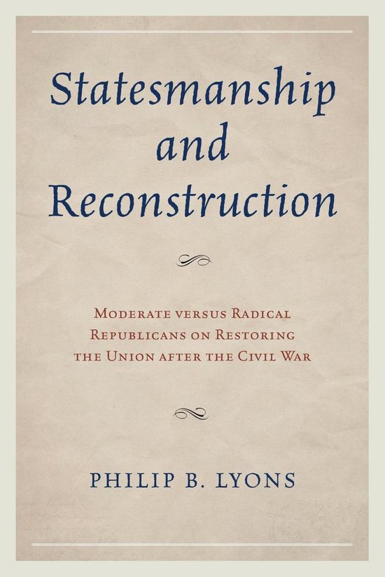 Statesmanship and Reconstruction - cover