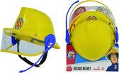 Brandweerman Sam Helm - inclusief microfoon - verstelbare riem - Speelgoedbrandweerset - vanaf 3 jaar
