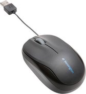 Kensington Pro Fit™ Intrekbare Bedrade USB Muis - Zwart