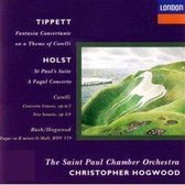 Michael Tippett: Fantasia Concertante on a Theme of Corelli; Gustav Holst: St. Paul's Suite; A Fugal Concerto