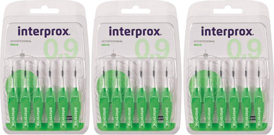 Interprox Premium Micro - 2,4 mm - 3 x 6 stuks | bol.com