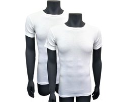 Naft extra lange t shirts 2pack wit L-XL