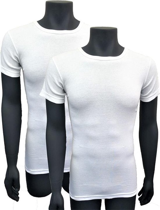 Paquet de 2 t-shirts extra longs Naft blanc L-XL
