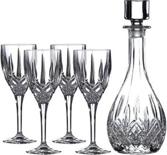 Royal Doulton Karaf en 4 wijnglazen - glas | bol.com