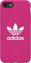 adidas Moulded Case Canvas PC en TPU logo hoesje voor iPhone 6 6s 7 8 en SE 2020 - roze