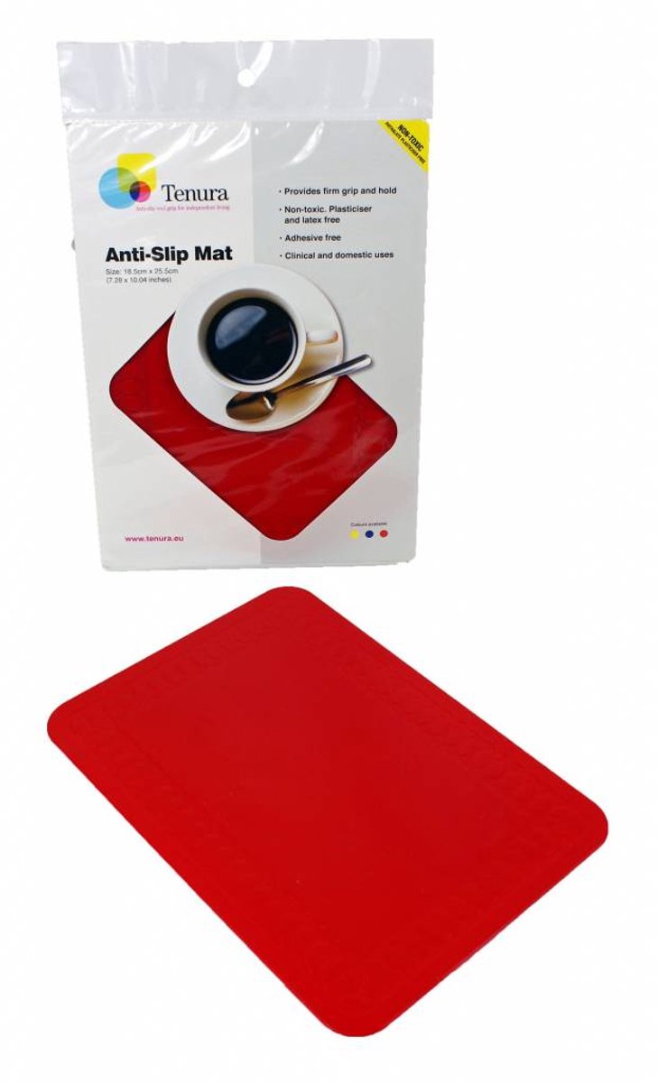 Goedkoopste Able2 Anti-slip mat rechthoekig - rood
