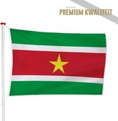 Surinaamse Vlag Suriname 150x225cm - Kwaliteitsvlag - Geschikt voor buiten