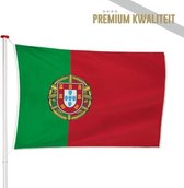 Portugese Vlag Portugal 150x225cm - Kwaliteitsvlag - Geschikt voor buiten