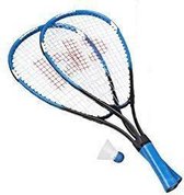 Donnay Badmintonset Fast Aluminium Blauw Per Set