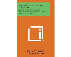 Omslag van John Von Neumann, 1903-1957