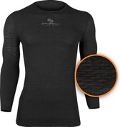 Brubeck Sportondergoed Ondershirt met 3D Technology -Lange Mouw-zwart-S