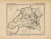 Historische kaart, plattegrond van gemeente Steenderen in Gelderland uit 1867 door Kuyper van Kaartcadeau.com