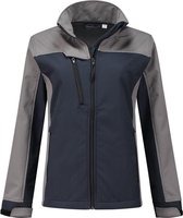 WorkWoman Softshell Jack Summer - 25021 navy / grijs - Maat S