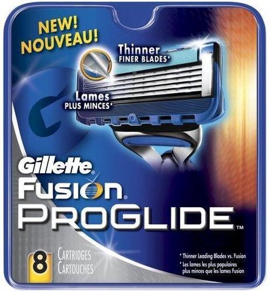 Gillette Fusion ProGlide Scheermesjes Navulling - 8 stuks | bol.