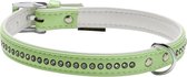 Ploeg Halsband Artleder 14mm Monte Carlo Appelgroen 37 cm