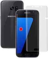 MP Case transparant tpu case hoesje voor Samsung Galaxy S7 Edge (G935F) + gratis TPUfolie tempered screen protector voor Samsung Galaxy S7 Edge (G935F)