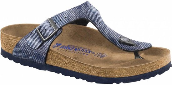 Birkenstock Jongens Slippers Gizeh Kids - Blauw - Maat 37 | Bestel nu!