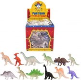 84 Stuks - Uitdeelcadeautjes - Mix Grabbelton Dinosaurussen - In Traktatiebox - Uitdeel - Traktatie voor kinderen - Jongens