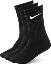 Nike Everyday  Sokken - Maat 34-38 - Unisex - zwart/wit