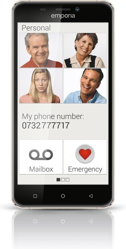 Emporia Smart 2 - 16GB - Zwart- alleen voor bellen - Geen whatsapp