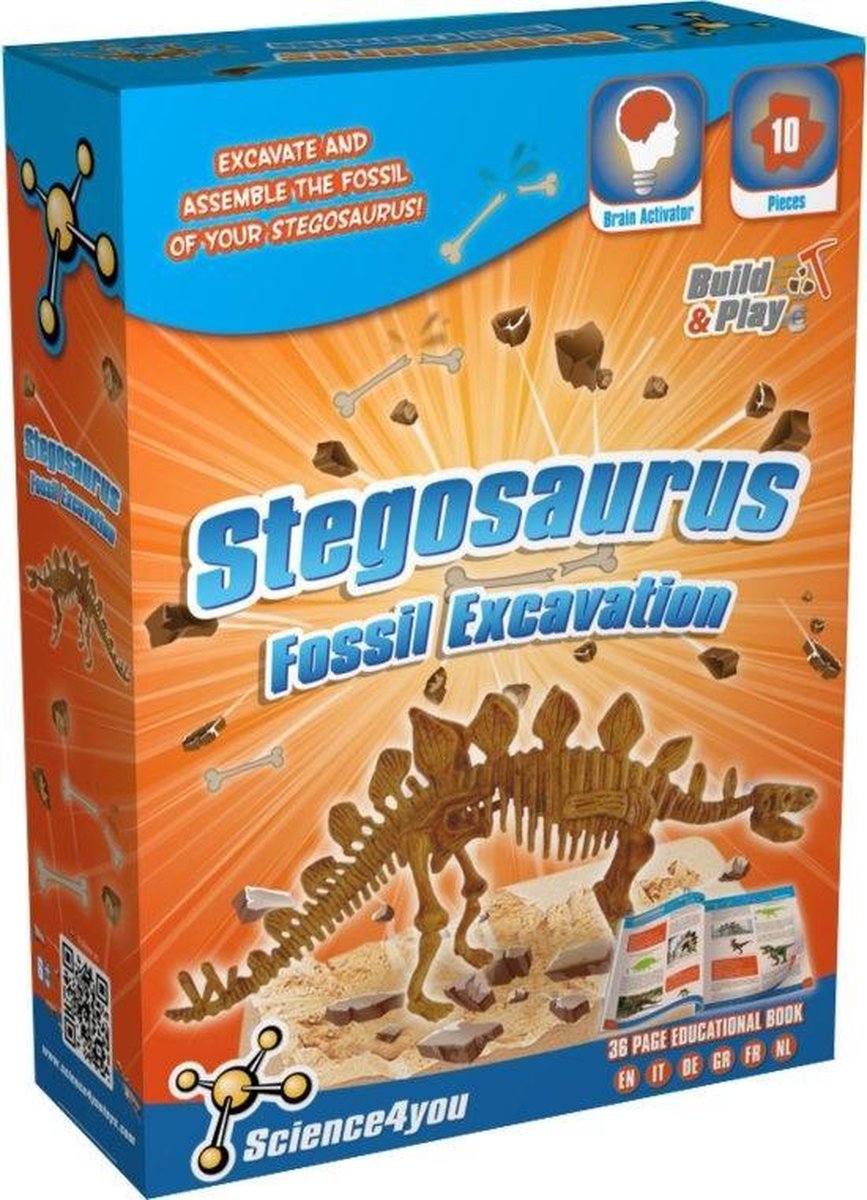Science 4 You Stegosaurus Palaeontologie Experimenteerset