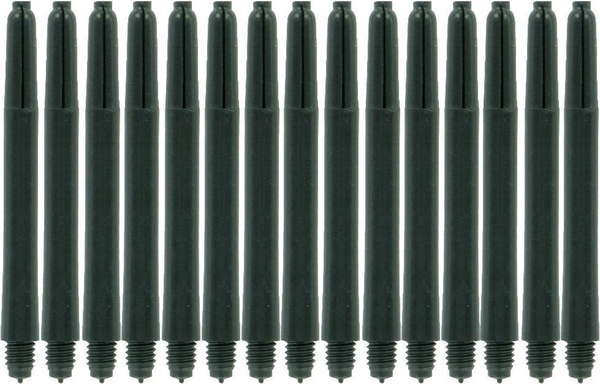 Zwarte Nylon Shafts 48 sets - lengte: Medium