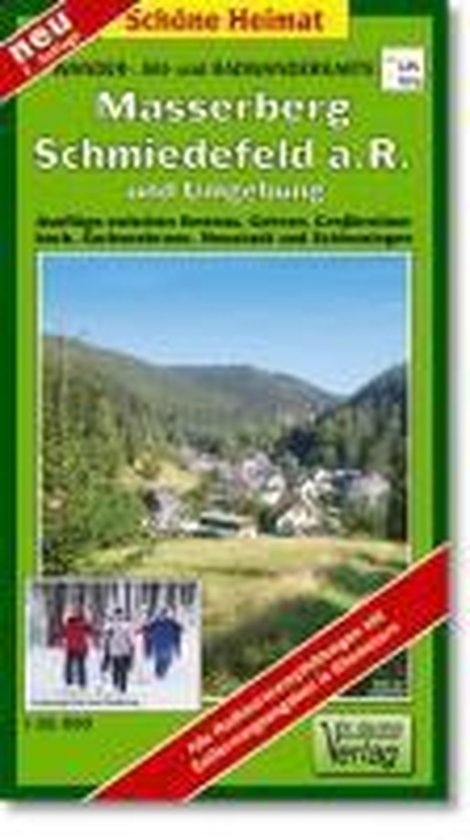 Masserberg, Schmiedefeld a. R. und Umgebung 1 : 35 000. Wand ... - cover