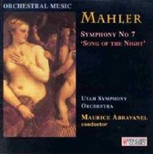 1-CD MAHLER - SYMPHONY NO 7 'SONG OF THE NIGHT' - UTAH SYMPHONY ORCHESTRA / MAURICE ABRAVANEL