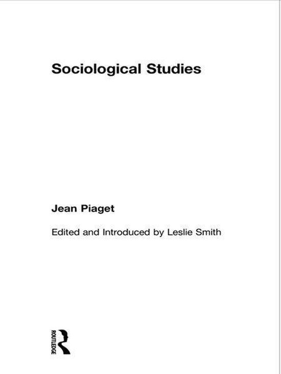 Sociological Studies - cover