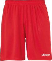 Uhlsport Center Basic  Sportbroek - Maat 152  - Unisex - rood/wit