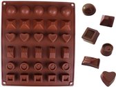 Siliconen Chocoladevorm Groot - Bonbonvorm