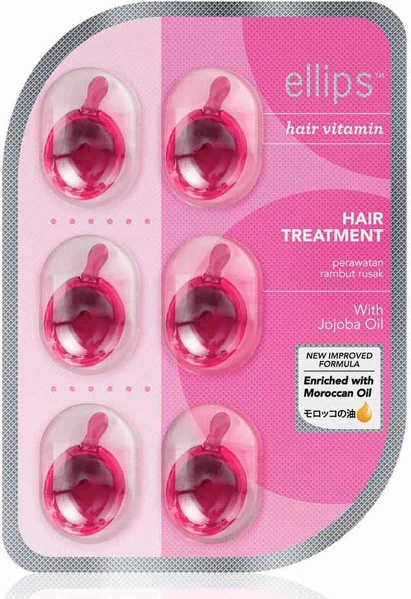 Vitamins Ellips Hair Treatment Tablets Thermoprotective Argan Oil