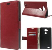 Magnetic Wallet hoesje Huawei Ascend Mate 7 rood