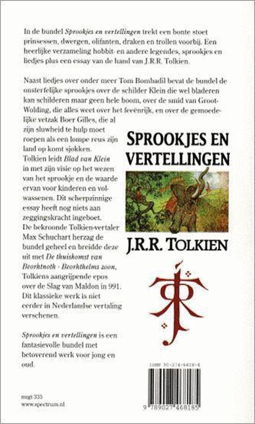 Sprookjes En Vertellingen Van Tolkien Wi