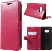 Kds PU Leather Wallet hoesje HTC One M9 Pink
