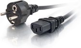 C2G 5m Power Cable 5m CEE7/7 C13 stekker Zwart electriciteitssnoer