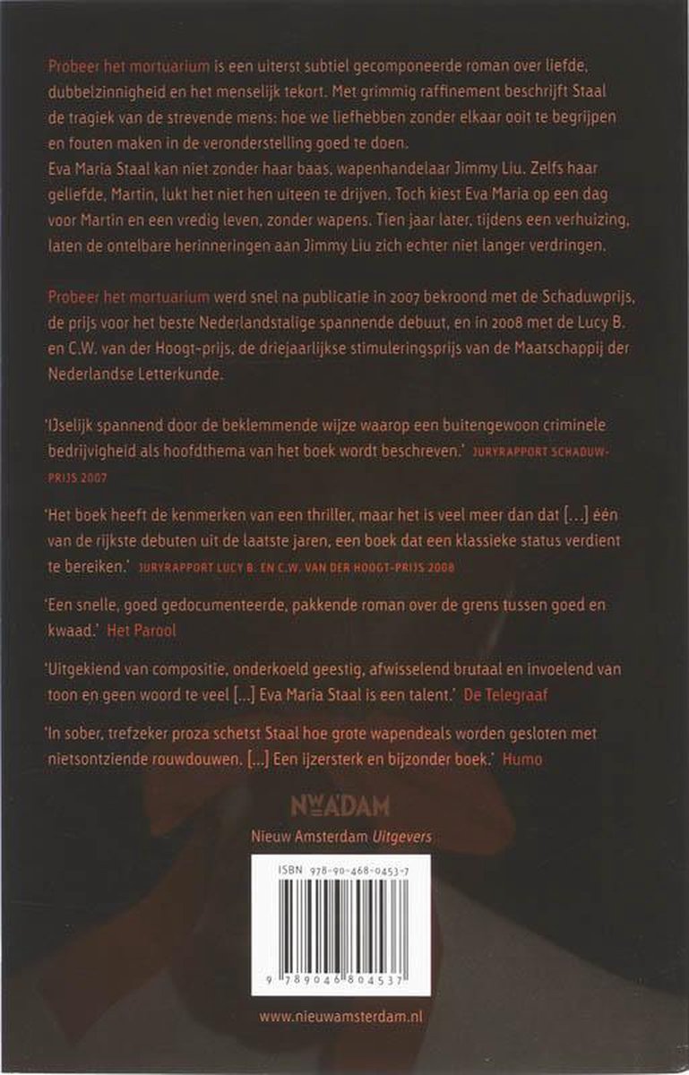 Probeer het mortuarium - back cover