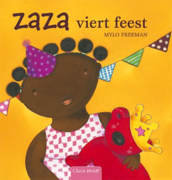 Cover van het boek 'Zaza viert feest' van Mylo Freeman