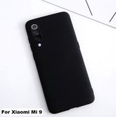 Luxe Liquid Silicone Back Cover Set voor Xiaomi Mi 9 _ Zwart