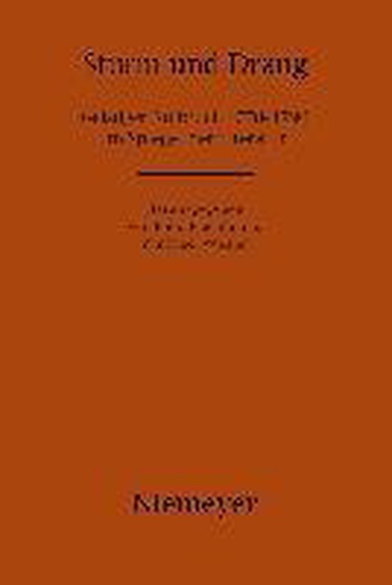 Sturm und Drang 9783484107663 Boeken