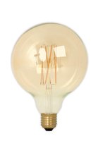 2 stuks  LED volglas LangFilament Globelamp 240V 4W 320lm E27 GLB125, Goud 2100K Dimbaar