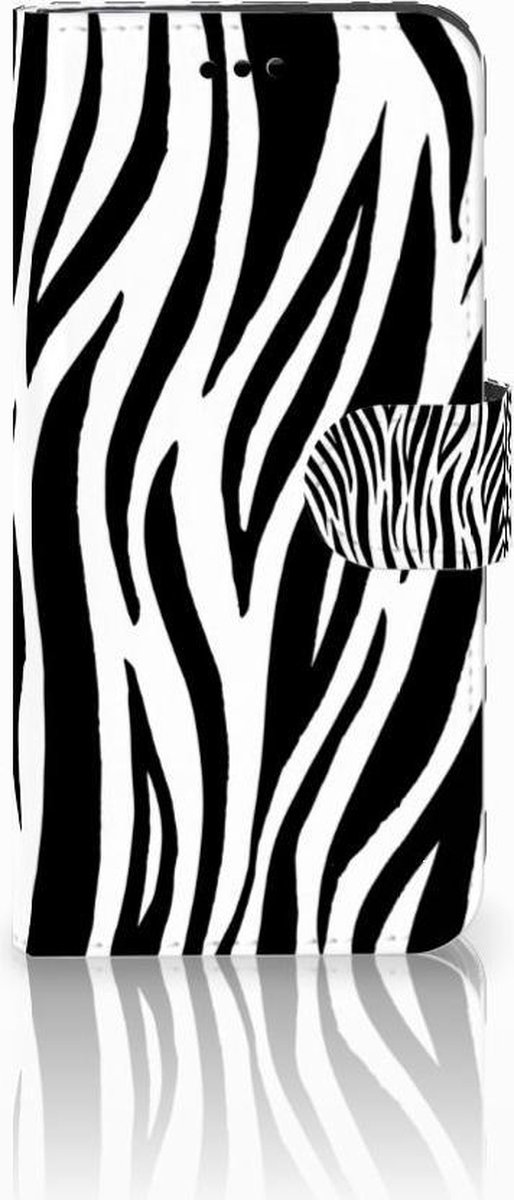 Huawei P10 Lite Telefoonhoesje met Pasjes Zebra