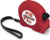 Kreator KRT702002 Rolmaat - uitschuifbaar tot 2 mtr - Soft Touch
